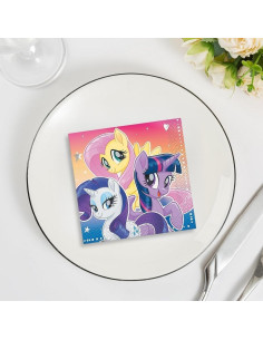Servilletas de Bebida My Little Pony - 16 Piezas - Fiesta Infantil 2