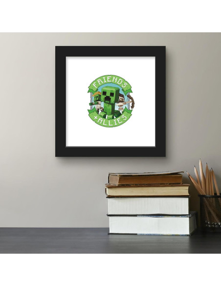 Arte de Pared Gallery Pops Minecraft: Legends - Marco Negro 30.48 cm