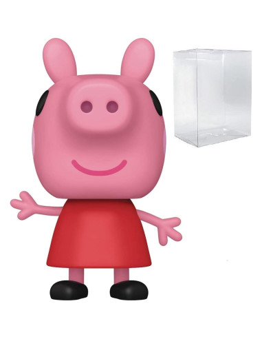 Figura de Vinilo Pop! Peppa Cerdo Funko 9.5 cm con Protector