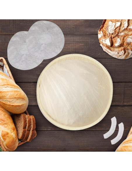 120 Gorras de Ducha para Fermentación de Pan QUPIVA