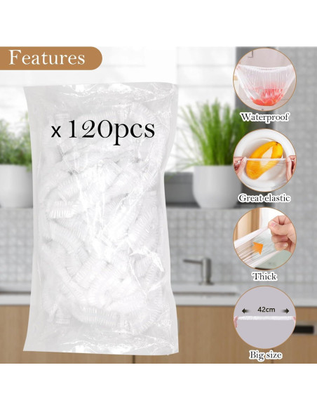 120 Gorras de Ducha para Fermentación de Pan QUPIVA