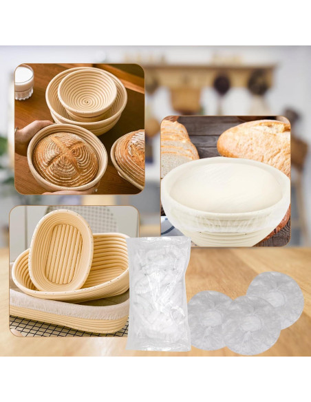 120 Gorras de Ducha para Fermentación de Pan QUPIVA