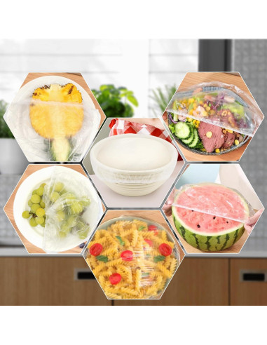 120 Gorras de Ducha para Fermentación de Pan QUPIVA