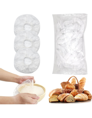 120 Gorras de Ducha para Fermentación de Pan QUPIVA