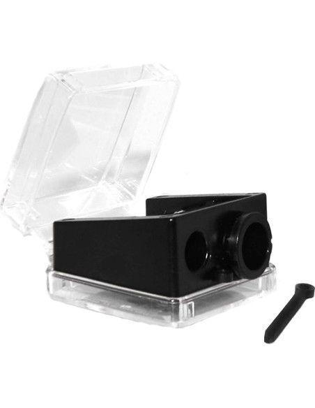 Sacapuntas Cosmético Palladio Doble Barril Acero Inoxidable