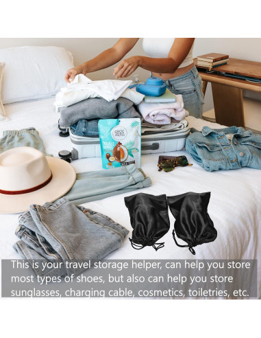 Bolsas para Zapatos de Viaje GONGKANGYUAN 10 Piezas 45x20cm