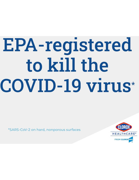 Toallitas Germicidas Clorox Healthcare 70 Unidades 17.1x22.9 cm Toallitas Germicidas Clorox Healthcare 70 Unidades 17.1x22.9 cm