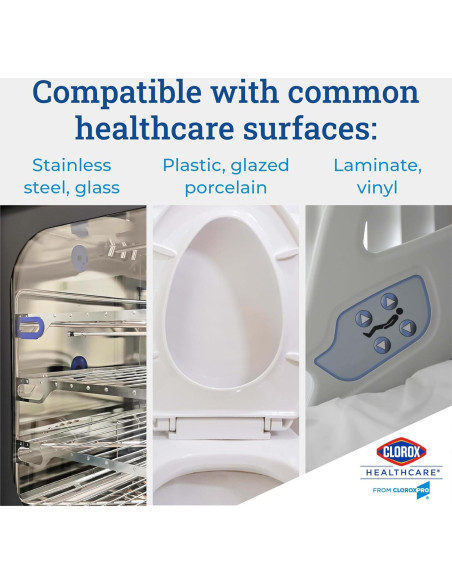 Toallitas Germicidas Clorox Healthcare 70 Unidades 17.1x22.9 cm Toallitas Germicidas Clorox Healthcare 70 Unidades 17.1x22.9 cm