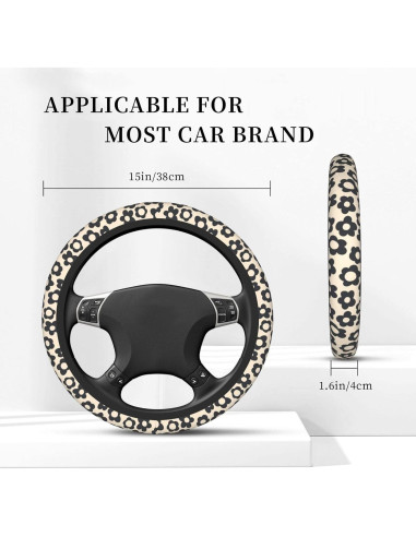 Cubierta de Volante YANGDADA Flores Vintage 36.8-39.4 cm