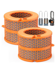 Filtro Evaporador de Fibra de Carbono isinlive PH04 - 2 Piezas