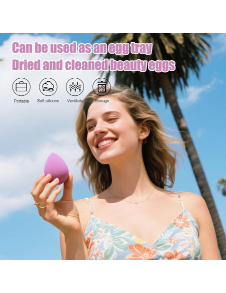 Conjunto de Esponjas de Maquillaje BS-MALL 10 Piezas - Diamante