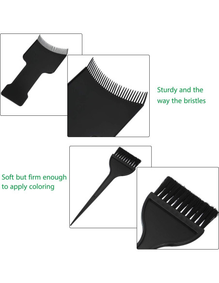 Kit de Pincel y Tableros de Balayage Mudder - 4 Piezas