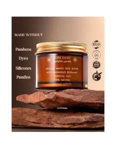 Manteca Corporal Orgánica Jasmine Karamel - Mango y Aguacate 266g 2