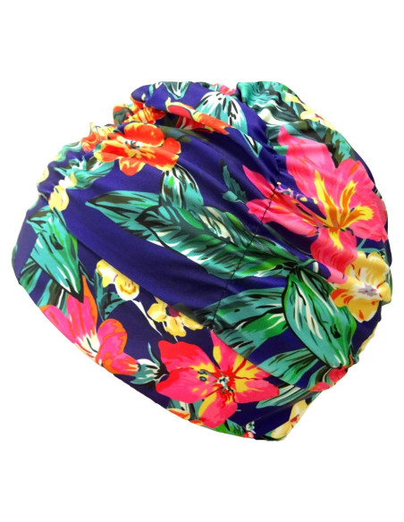 Gorro de natación plisado Honbay para cabello largo - Canna