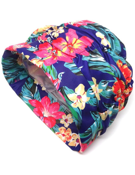 Gorro de natación plisado Honbay para cabello largo - Canna