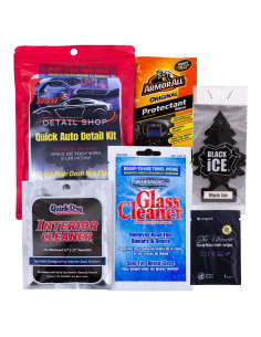 Kit de Limpieza Interior de Auto Mini Detail Shop - 5 Toallitas