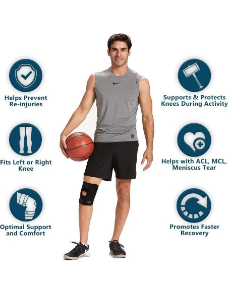 Faja de Rodilla ComfiLife Mediana - Soporte y Compresión Ajustable