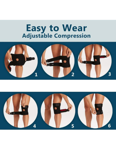 Faja de Rodilla ComfiLife Mediana - Soporte y Compresión Ajustable