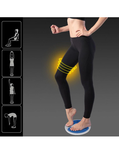 Disco Giratorio de Cintura Cocoarm para Ejercicio y Masaje