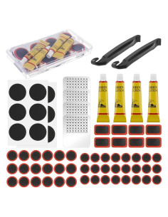 Kit de Reparación de Neumáticos Tallew 72 Pcs para Bicicleta