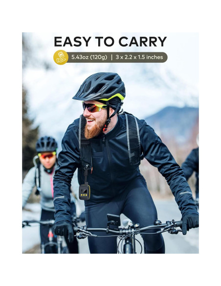 Bomba de Bicicleta Eléctrica MLIFEMFUL TQ2408 150 PSI Portátil