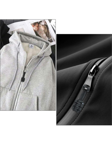 10 Tiradores de Cremallera de Nylon Tejidos Honbay - Negro