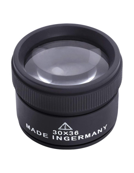 Lupa de Aumento 30X JIAHG Portátil para Joyería y Monedas