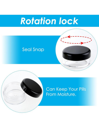 5 Estuches para Pastillas Gjinxi664296, Organizador Portátil 20x12 cm