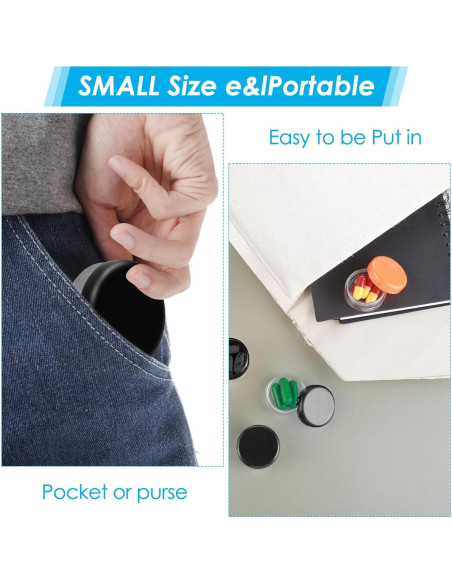 5 Estuches para Pastillas Gjinxi664296, Organizador Portátil 20x12 cm