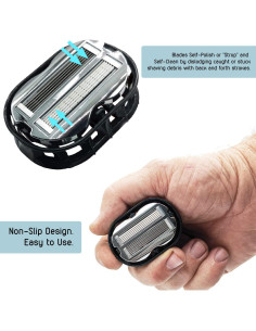 Kit Premium de Afeitado OmniShaver - Negro, 448g, Afeitado Rápido 2