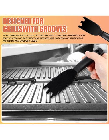 2 Raspadores de Parrilla de Nylon COMNICO para George Foreman