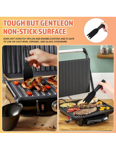2 Raspadores de Parrilla de Nylon COMNICO para George Foreman