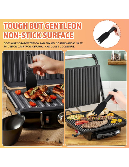 2 Raspadores de Parrilla de Nylon COMNICO para George Foreman
