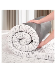 Colchón Topper SyMax Reina 5 cm Espuma Viscoelástica con Gel