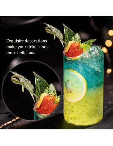 100 Palillos de Bambú Natural 11.94 cm KTOJOY para Aperitivos