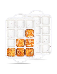 Molde para Brownie Cuadrado AOTASO 2 Pcs Silicona Antiadherente