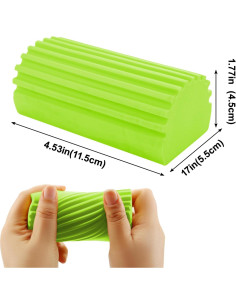 Juego de 4 Esponjas de Limpieza Húmeda Adyoney - Verde 2