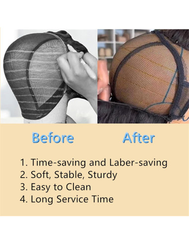 Cabeza de Maniquí 22" para Pelucas con Líneas Guía - Duradera