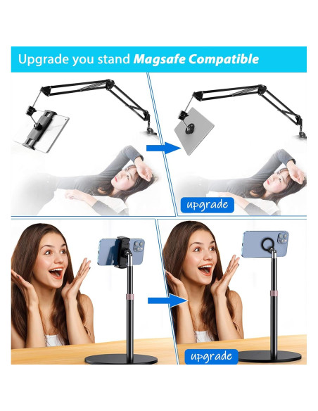 Adaptador de Montaje Magnético para Teléfono RECO 17mm