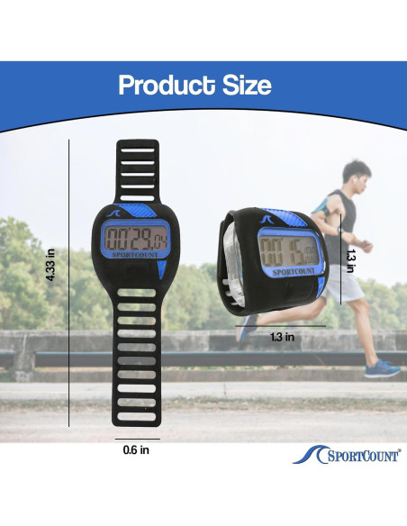 Contador de Vueltas SC SPORTCOUNT Impermeable para Natación y Ciclismo