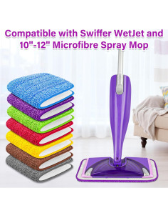 Paños Reutilizables para Mopa Swiffer WetJet - 7 Unidades 2