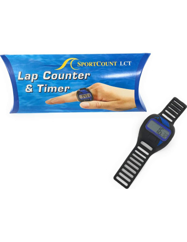 Contador de Vueltas SC SPORTCOUNT Impermeable para Natación y Ciclismo