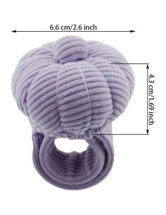 Cojín de Alfileres de Muñeca XGNG Morado para Costura DIY 2