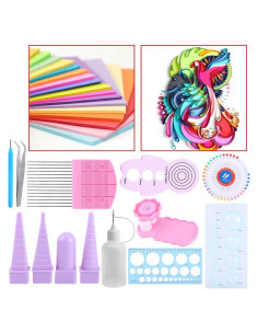 Kit de Quilling Completo TOPINCN con Herramientas y Manual