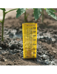 Pluviómetro AcuRite 00840A1 Amarillo Resistente a la Intemperie 2