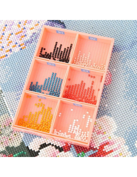 Kit de Accesorios de Arte de Diamante XEUZK A4 con Luz LED