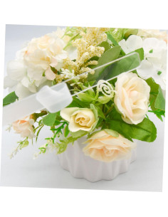 24 Etiquetas de Plantas Acrílicas Genérico 12x1cm Transparentes 2