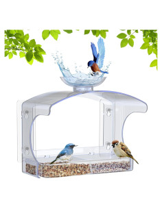 Comedero de Aves de Ventana Philodwell 0.70 kg Transparente