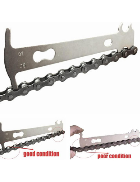 Cortador de Cadena de Bicicleta Yaoliucp 16 en 1 con Verificador