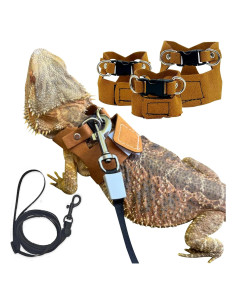 Juego de Arnés y Correa Ajustable KEECAO para Dragón Barbudo